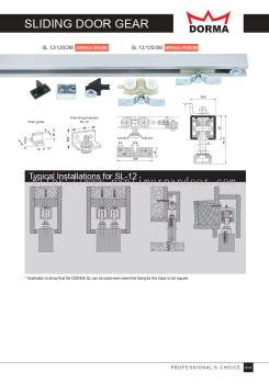 Dorma Sliding Door Gear