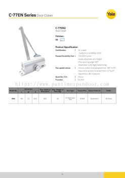 Yale Door Closer