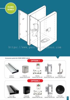 Toilet Cubicle Flora Series