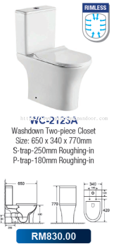 Saniware Washdown WC-2123A RL