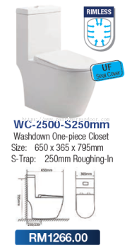 Saniware Washdown WC-2500 RL