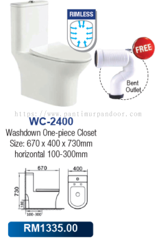 Saniware Washdown WC-2400 RL