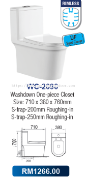 Saniware Washdown WC-2090 RL