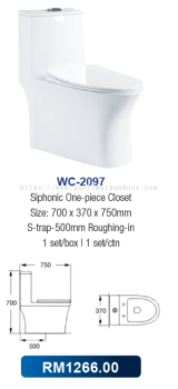 Saniware Siphonic WC-2097