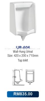 Saniware Wall-Hung Urinal 606