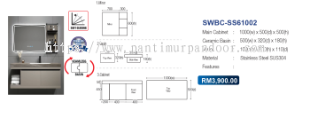 Saniware Bathroom Cabinet 61002