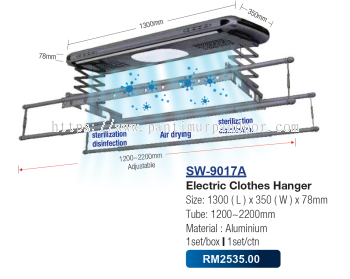 Saniware Electric Clothes Hanger 9017A Aluminum