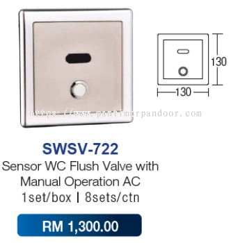 Saniware WC Sensor Flush Valve 722