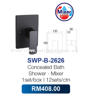 Saniware Concealed Bath Shower Mixer 2626 MB