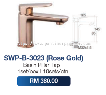 Saniware Basin Pillar Tap 3023 RG