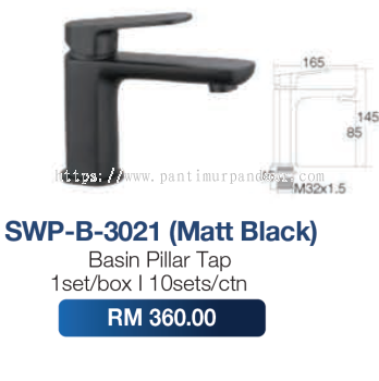 Saniware Basin Pillar Tap 3021 MB