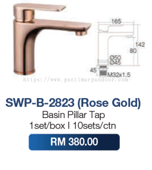 Saniware Basin Pillar Tap 2823 RG