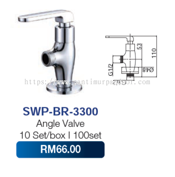 Saniware Angle Valve 3300