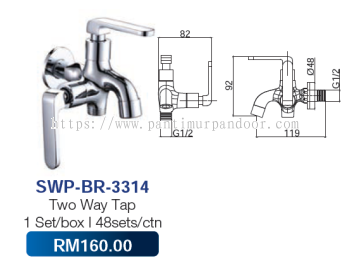 Saniware 2 Way Tap 3314