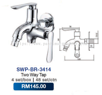 Saniware 2 Way Tap 3414