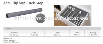 Eco Ware Anti Slip Mat Dark Grey