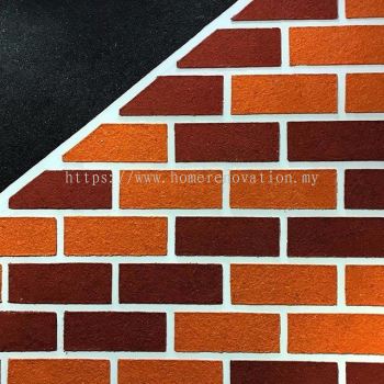 Customized Stylish Brick Design Cotton Wall Decoration