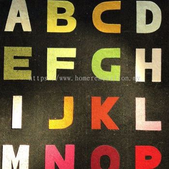 Alphabet Wall Decoration For Tadika In KL. Call Now