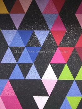 Simple Mix Triangle Cotton Wall Decoration