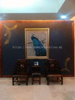 Customized Master Art King Pigeon Bird Cotton Wall Decoration