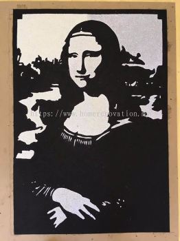 Customized Mona Lisa Cotton Wall Decoration