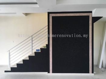 Book Now- Black In Elegant Cotton Wall Design In KL.