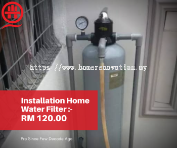 Home Water Filter Installation 