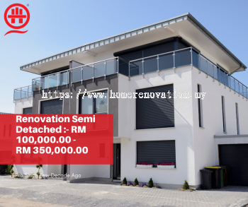 Book Now- Renovation Specialist Detached House In Kuala Lumpur/Shah Alam.