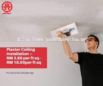 Elegant Plaster Ceiling Contractor in KL and Selangor, Quality Guarantee