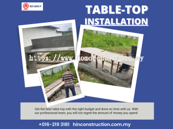 The Best Concrete Table Top Contractor In Semenyih,Malaysia Now