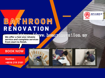 Bathroom Renovation Contractor Selangor & Kuala Lumpur (KL) Now