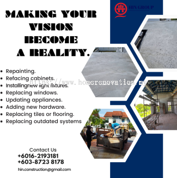 Bangi Semenyih: Custom Your Home Renovation package 2023 Now