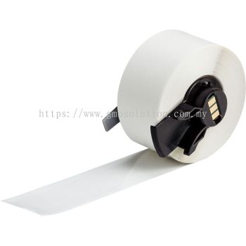 Aggressive Adhesive Multi-Purpose Clear Polyester Labels for M6 M7 Printers