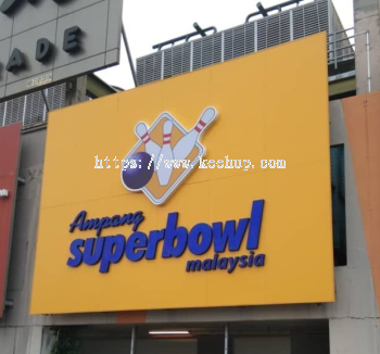 LED Aluminum Acrylic Frontlit Lettering | Ampang Superbowl Malaysia | Ipoh Parade | Ipoh, Perak