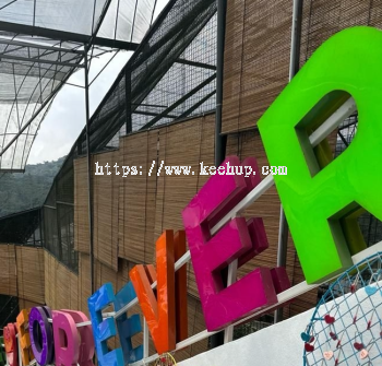 LED Liquid Acrylic Frontlit Lettering