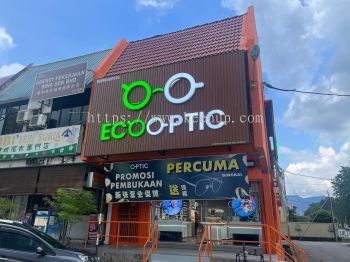 3D LED Printing Frontlit Lettering | ECO OPTIC | Ipoh, Perak