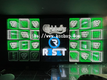 Infinity Mirror LED Flexible Neon Sign | RESET at Ipoh, Perak