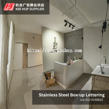 Stainless Steel Box-up Lettering | ALBA