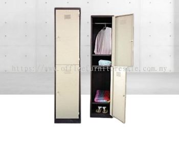 SOSM/2 COMPARTMENT STEEL LOCKER (RM 250.00/UNIT)