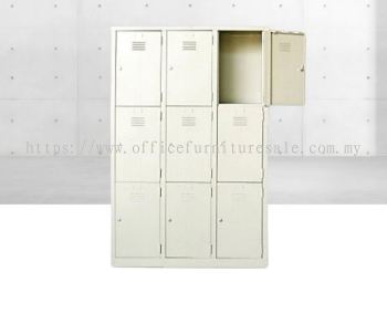 SOSM/S105 ~9 COMPARTMENT STEEL LOCKER (RM 775.00/UNIT)