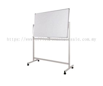 DOUBLE SIDED MAGNETIC WHITEBOARD WITH MOBILE STAND (RM 280.00/UNIT)