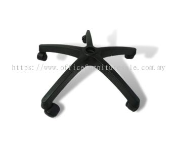 CHAIR PART-PP PLASTIC BASE WITH ROLLER (RM 65.00/UNIT)