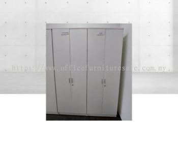 SOSM/CM 7'H DUAL SWING DOOR FILING CABINET (5 LEVEL, 4 SWING DOOR) ~WHITE (RM 1,399.00/UNIT)