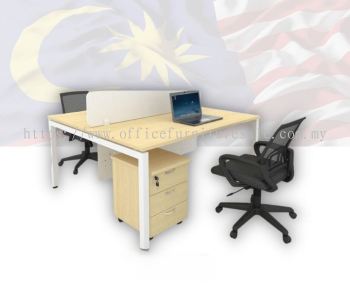 SOSM/X2 (4' TABLE) CLUSTER OF 2 WORKSTATION (RM 1,290.00/SET) *CONTACT 017-842 7687