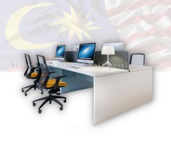 SOSM/VIOS (4' TABLE) CLUSTER OF 4 WORKSTATION (RM 2,300.00/SET)*Call 017-842 7687