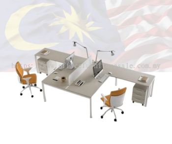 SOSM/STUDIO (4' TABLE) CLUSTER OF 2 WORKSTATION (RM 1,490.00/SET) *Contact 017 842 7687*