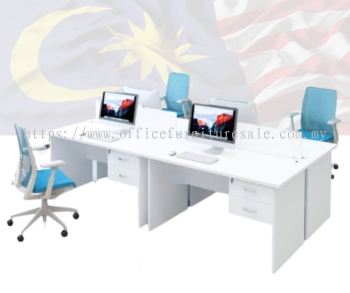 SOSM/FOUR (4' TABLE) CLUSTER OF 4 WORKSTATION (RM 1,650.00/SET) *Contact 017 842 7687*