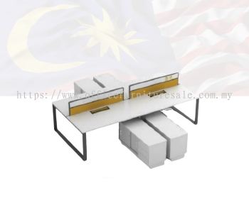 SOSM/WESTERN (5' TABLE) CLUSTER OF 4 WORKSTATION (RM 5,350.00/SET)*Contact 017 842 7687*