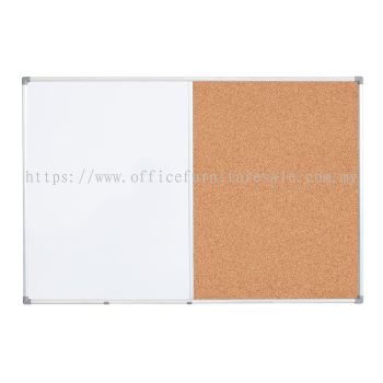 DUAL BOARD~MAGNETIC WHITEBOARD AND CORK BOARD *CONTACT 017 842 7687*