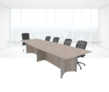 SOSM/PBC BOAT SHAPE 6' X 3' MEETING TABLE WITH POLE LEG (RM 1,150.00/UNIT)